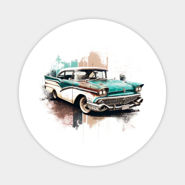 Ford Fairlane Magnet by Mixtgifts